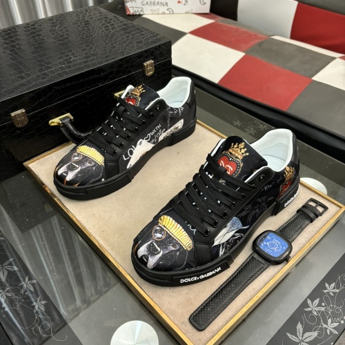 Cheap Dolce &amp; Gabbana D&amp;G Casual Shoes For Men #1207820 Replica Wholesale [$80.00 USD] [ITEM#1207820] on Replica Dolce &amp; Gabbana D&amp;G Casual Shoes