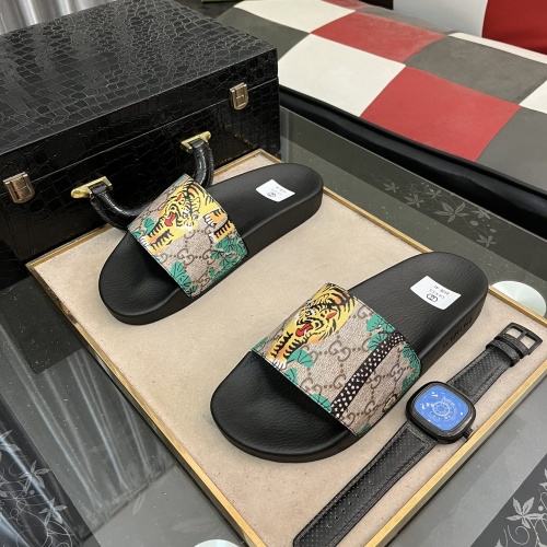 Cheap Gucci Slippers For Men #1207865 Replica Wholesale [$40.00 USD] [ITEM#1207865] on Replica Gucci Slippers