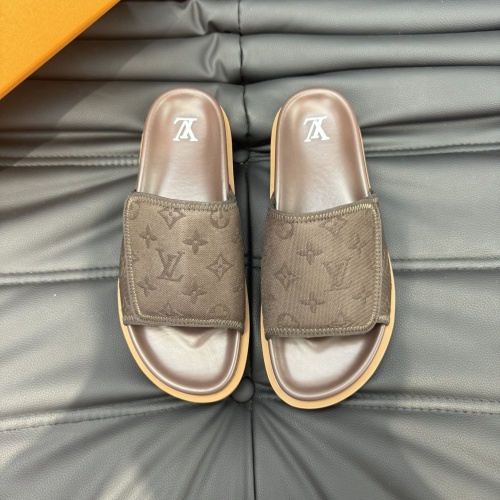 Cheap Louis Vuitton Slippers For Men #1207875 Replica Wholesale [$52.00 USD] [ITEM#1207875] on Replica Louis Vuitton Slippers