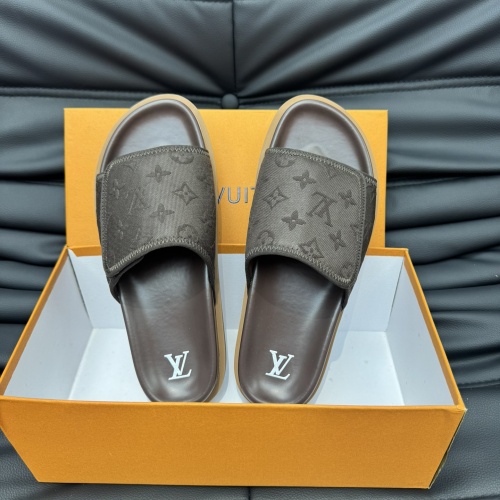 Cheap Louis Vuitton Slippers For Men #1207875 Replica Wholesale [$52.00 USD] [ITEM#1207875] on Replica Louis Vuitton Slippers