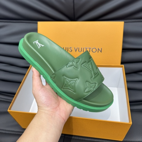 Cheap Louis Vuitton Slippers For Men #1207881 Replica Wholesale [$52.00 USD] [ITEM#1207881] on Replica Louis Vuitton Slippers