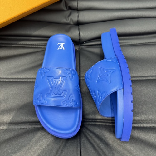 Cheap Louis Vuitton Slippers For Men #1207882 Replica Wholesale [$52.00 USD] [ITEM#1207882] on Replica Louis Vuitton Slippers