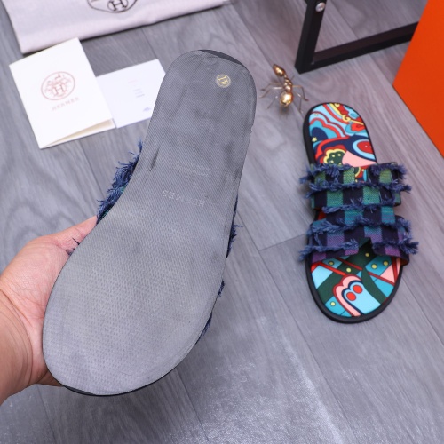 Cheap Hermes Slippers For Men #1207889 Replica Wholesale [$48.00 USD] [ITEM#1207889] on Replica Hermes Slippers