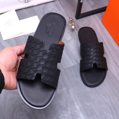 Cheap Hermes Slippers For Men #1207894 Replica Wholesale [$48.00 USD] [ITEM#1207894] on Replica Hermes Slippers