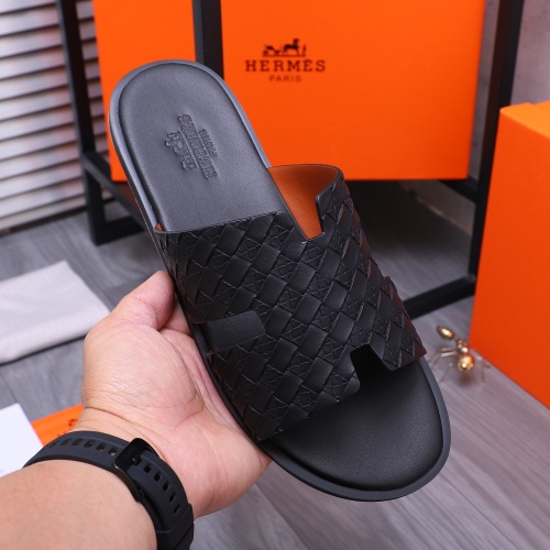 Cheap Hermes Slippers For Men #1207894 Replica Wholesale [$48.00 USD] [ITEM#1207894] on Replica Hermes Slippers