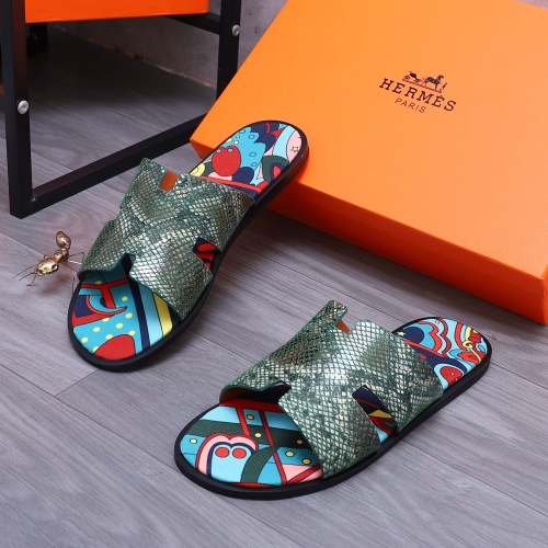 Cheap Hermes Slippers For Men #1207898 Replica Wholesale [$48.00 USD] [ITEM#1207898] on Replica Hermes Slippers