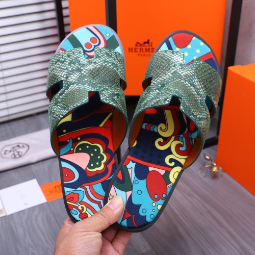 Cheap Hermes Slippers For Men #1207898 Replica Wholesale [$48.00 USD] [ITEM#1207898] on Replica Hermes Slippers