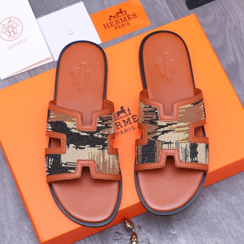 Cheap Hermes Slippers For Men #1207901 Replica Wholesale [$48.00 USD] [ITEM#1207901] on Replica Hermes Slippers