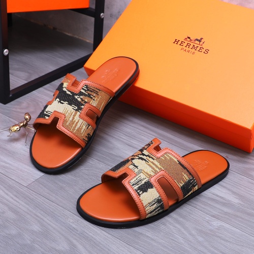 Cheap Hermes Slippers For Men #1207901 Replica Wholesale [$48.00 USD] [ITEM#1207901] on Replica Hermes Slippers