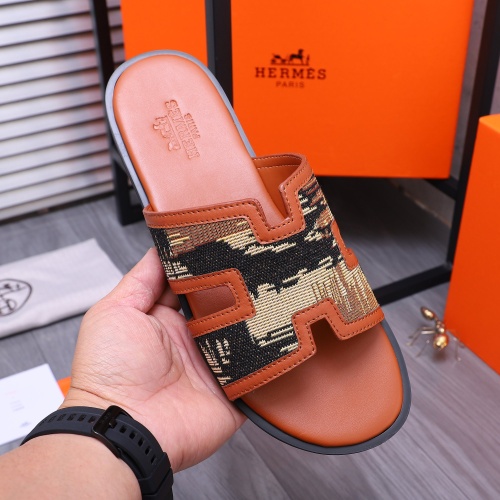 Cheap Hermes Slippers For Men #1207901 Replica Wholesale [$48.00 USD] [ITEM#1207901] on Replica Hermes Slippers