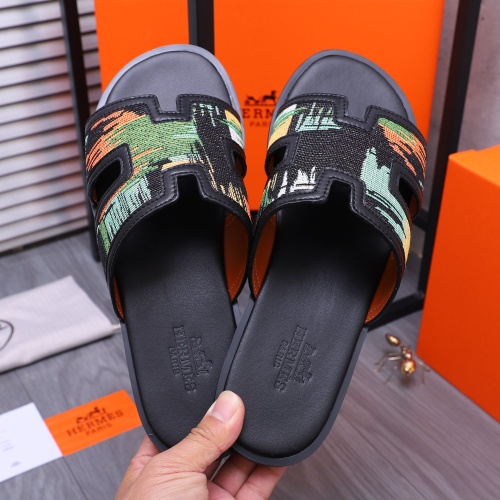 Cheap Hermes Slippers For Men #1207902 Replica Wholesale [$48.00 USD] [ITEM#1207902] on Replica Hermes Slippers