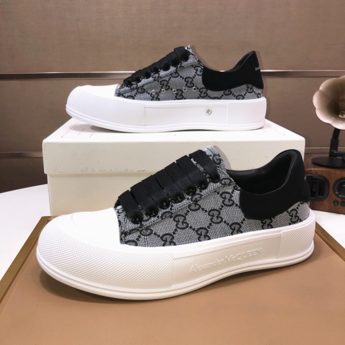 Cheap Alexander McQueen Casual Shoes For Men #1207990 Replica Wholesale [$80.00 USD] [ITEM#1207990] on Replica Alexander McQueen Casual Shoes