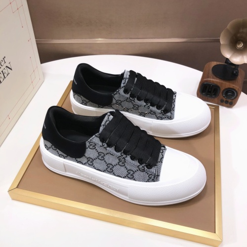 Cheap Alexander McQueen Casual Shoes For Men #1207990 Replica Wholesale [$80.00 USD] [ITEM#1207990] on Replica Alexander McQueen Casual Shoes