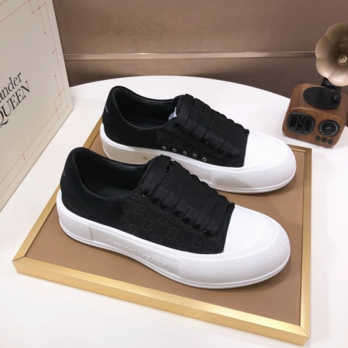 Cheap Alexander McQueen Casual Shoes For Men #1207996 Replica Wholesale [$80.00 USD] [ITEM#1207996] on Replica Alexander McQueen Casual Shoes