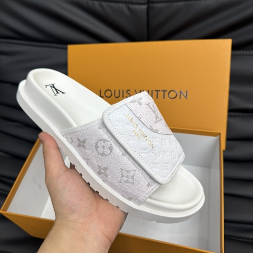 Cheap Louis Vuitton Slippers For Men #1208008 Replica Wholesale [$52.00 USD] [ITEM#1208008] on Replica Louis Vuitton Slippers