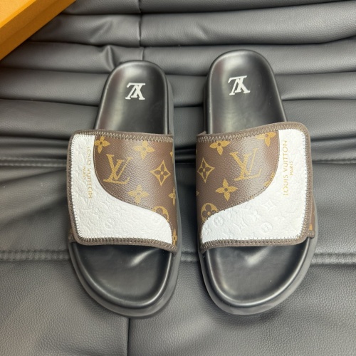 Cheap Louis Vuitton Slippers For Men #1208009 Replica Wholesale [$52.00 USD] [ITEM#1208009] on Replica Louis Vuitton Slippers