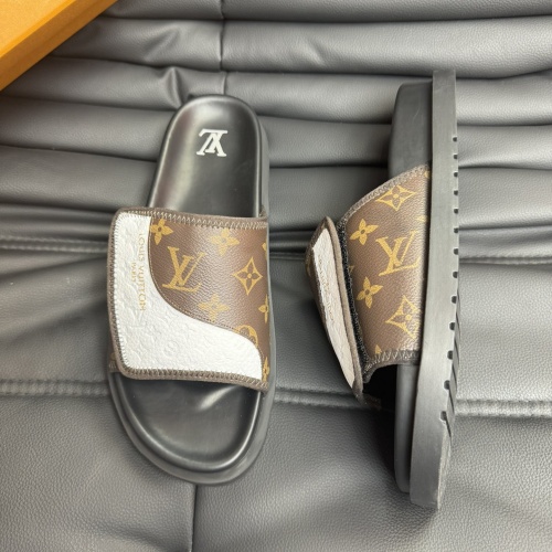 Cheap Louis Vuitton Slippers For Men #1208009 Replica Wholesale [$52.00 USD] [ITEM#1208009] on Replica Louis Vuitton Slippers