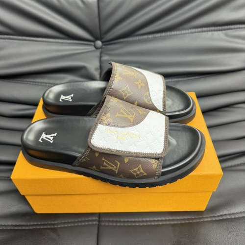 Cheap Louis Vuitton Slippers For Men #1208009 Replica Wholesale [$52.00 USD] [ITEM#1208009] on Replica Louis Vuitton Slippers