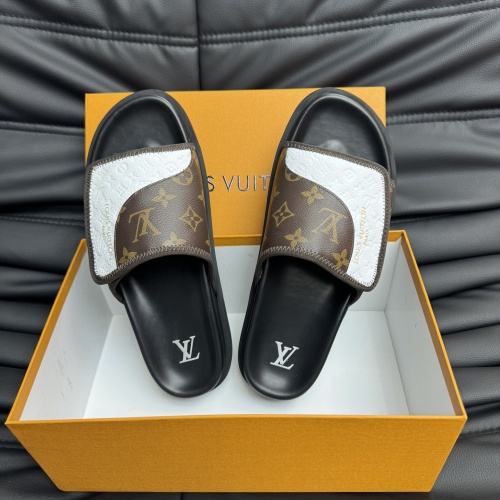 Cheap Louis Vuitton Slippers For Men #1208009 Replica Wholesale [$52.00 USD] [ITEM#1208009] on Replica Louis Vuitton Slippers