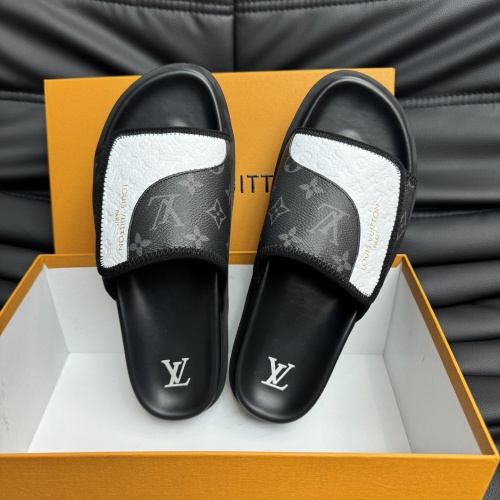 Cheap Louis Vuitton Slippers For Men #1208010 Replica Wholesale [$52.00 USD] [ITEM#1208010] on Replica Louis Vuitton Slippers