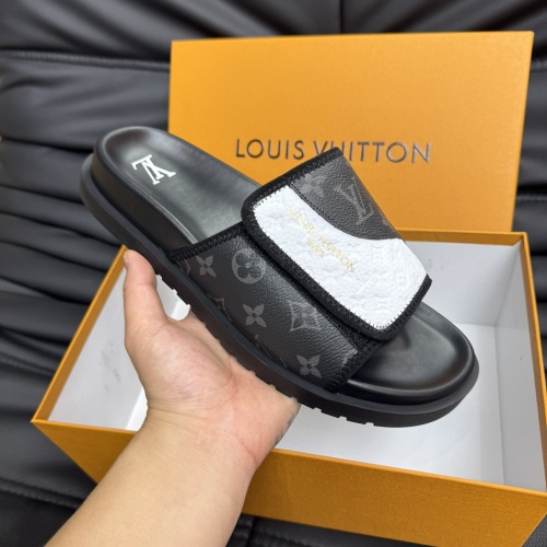 Cheap Louis Vuitton Slippers For Men #1208010 Replica Wholesale [$52.00 USD] [ITEM#1208010] on Replica Louis Vuitton Slippers