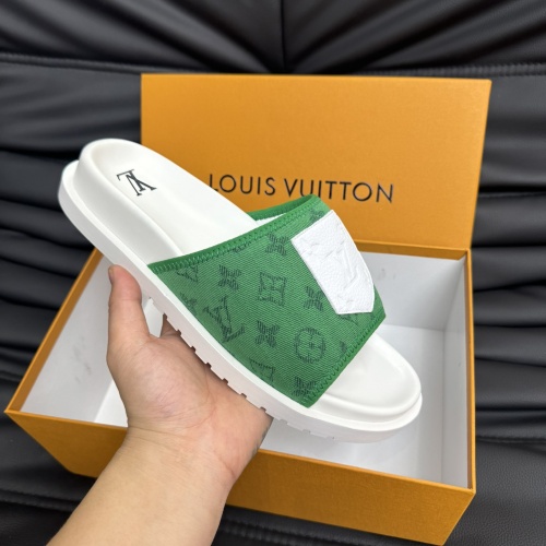 Cheap Louis Vuitton Slippers For Men #1208011 Replica Wholesale [$52.00 USD] [ITEM#1208011] on Replica Louis Vuitton Slippers