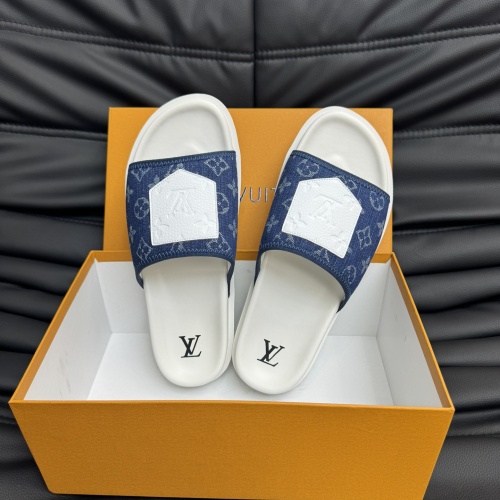 Cheap Louis Vuitton Slippers For Men #1208012 Replica Wholesale [$52.00 USD] [ITEM#1208012] on Replica Louis Vuitton Slippers