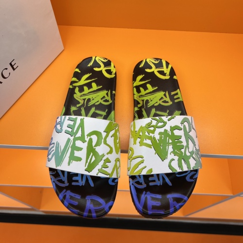 Cheap Versace Slippers For Men #1208129 Replica Wholesale [$52.00 USD] [ITEM#1208129] on Replica Versace Slippers