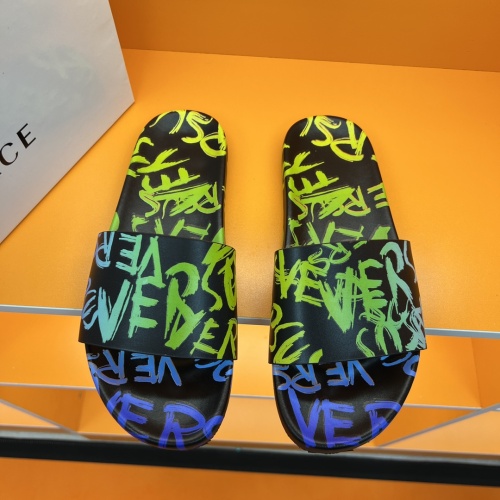 Cheap Versace Slippers For Men #1208131 Replica Wholesale [$52.00 USD] [ITEM#1208131] on Replica Versace Slippers