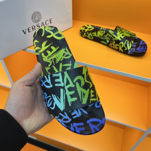 Cheap Versace Slippers For Men #1208131 Replica Wholesale [$52.00 USD] [ITEM#1208131] on Replica Versace Slippers