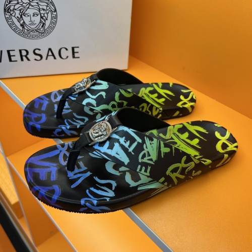 Cheap Versace Slippers For Men #1208137 Replica Wholesale [$52.00 USD] [ITEM#1208137] on Replica Versace Slippers