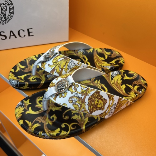 Cheap Versace Slippers For Men #1208142 Replica Wholesale [$52.00 USD] [ITEM#1208142] on Replica Versace Slippers