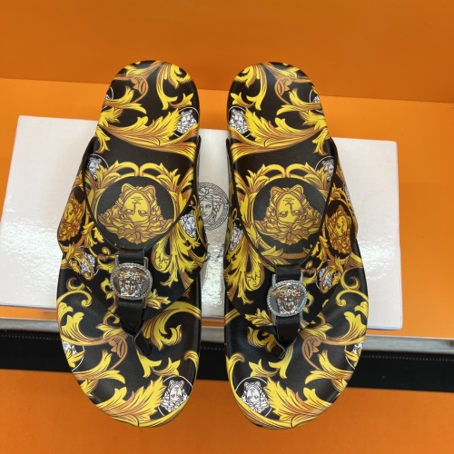 Cheap Versace Slippers For Men #1208143 Replica Wholesale [$52.00 USD] [ITEM#1208143] on Replica Versace Slippers