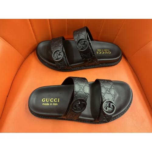 Cheap Gucci Slippers For Men #1208156 Replica Wholesale [$56.00 USD] [ITEM#1208156] on Replica Gucci Slippers