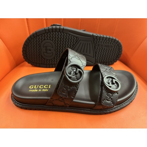 Cheap Gucci Slippers For Men #1208156 Replica Wholesale [$56.00 USD] [ITEM#1208156] on Replica Gucci Slippers