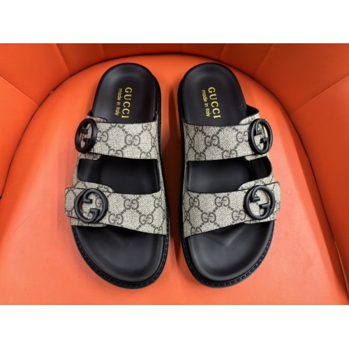 Cheap Gucci Slippers For Men #1208162 Replica Wholesale [$56.00 USD] [ITEM#1208162] on Replica Gucci Slippers