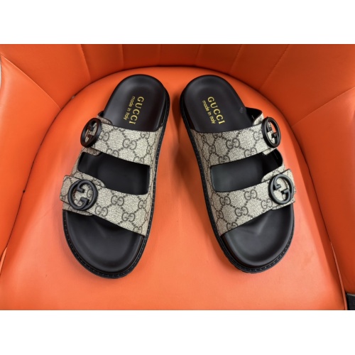 Cheap Gucci Slippers For Men #1208162 Replica Wholesale [$56.00 USD] [ITEM#1208162] on Replica Gucci Slippers