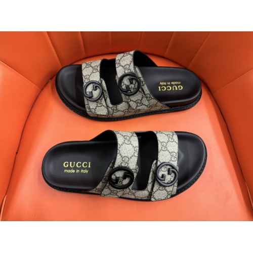 Cheap Gucci Slippers For Men #1208162 Replica Wholesale [$56.00 USD] [ITEM#1208162] on Replica Gucci Slippers