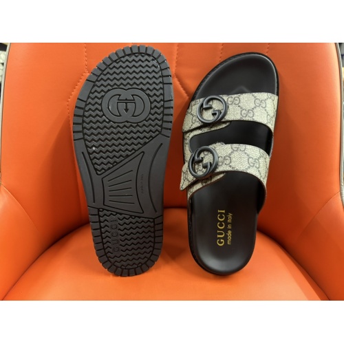 Cheap Gucci Slippers For Men #1208162 Replica Wholesale [$56.00 USD] [ITEM#1208162] on Replica Gucci Slippers