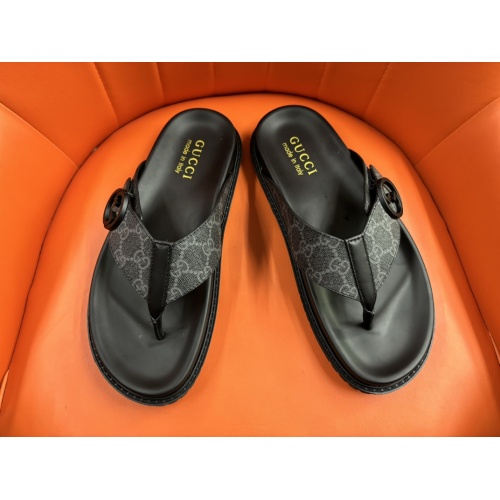 Cheap Gucci Slippers For Men #1208164 Replica Wholesale [$56.00 USD] [ITEM#1208164] on Replica Gucci Slippers