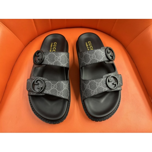 Cheap Gucci Slippers For Men #1208167 Replica Wholesale [$56.00 USD] [ITEM#1208167] on Replica Gucci Slippers