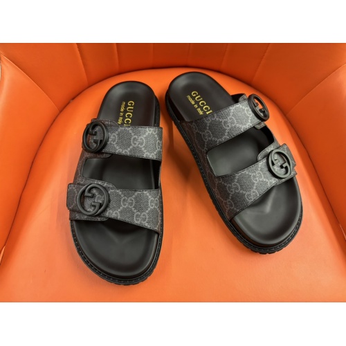 Cheap Gucci Slippers For Men #1208167 Replica Wholesale [$56.00 USD] [ITEM#1208167] on Replica Gucci Slippers