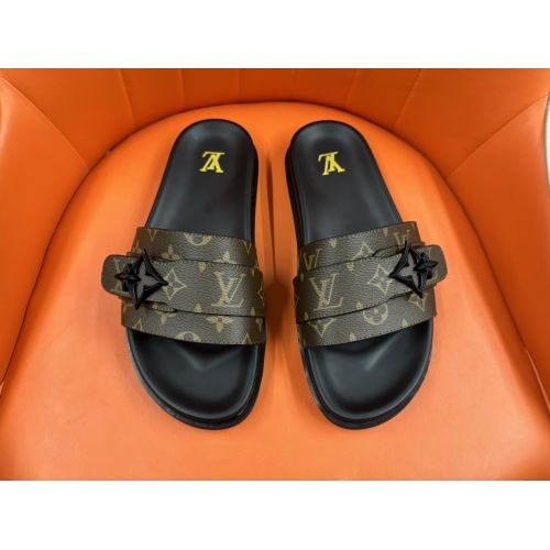 Cheap Louis Vuitton Slippers For Men #1208168 Replica Wholesale [$56.00 USD] [ITEM#1208168] on Replica Louis Vuitton Slippers