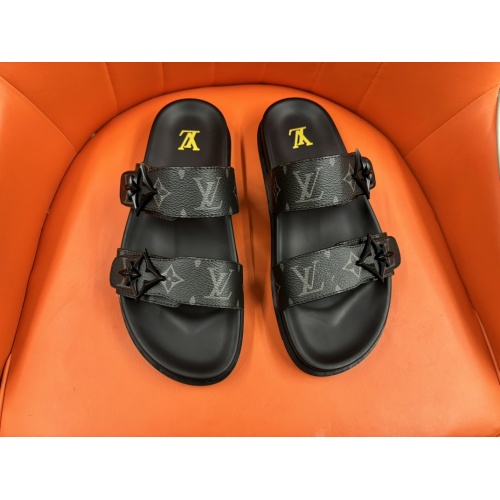 Cheap Louis Vuitton Slippers For Men #1208172 Replica Wholesale [$56.00 USD] [ITEM#1208172] on Replica Louis Vuitton Slippers