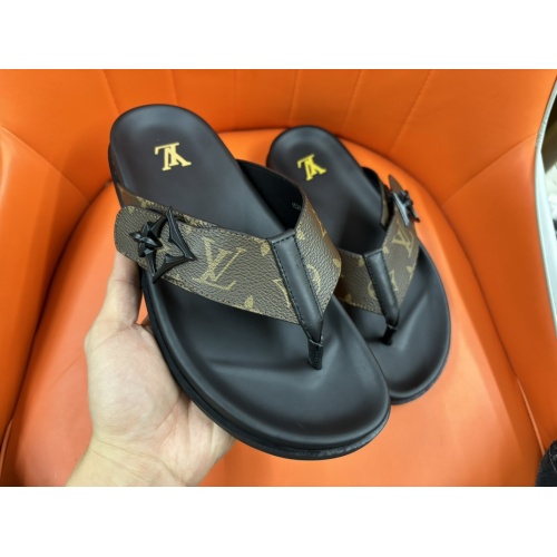 Cheap Louis Vuitton Slippers For Men #1208175 Replica Wholesale [$56.00 USD] [ITEM#1208175] on Replica Louis Vuitton Slippers