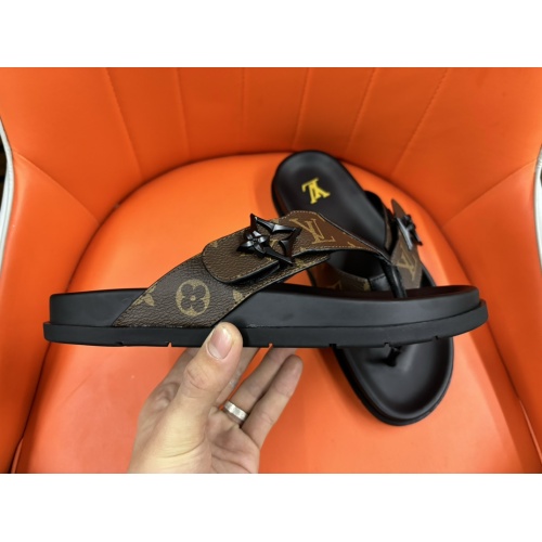 Cheap Louis Vuitton Slippers For Men #1208175 Replica Wholesale [$56.00 USD] [ITEM#1208175] on Replica Louis Vuitton Slippers