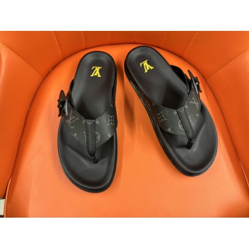 Cheap Louis Vuitton Slippers For Men #1208176 Replica Wholesale [$56.00 USD] [ITEM#1208176] on Replica Louis Vuitton Slippers