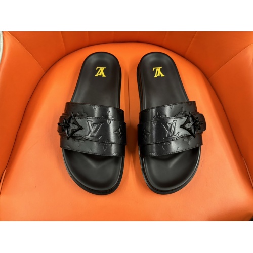 Cheap Louis Vuitton Slippers For Men #1208179 Replica Wholesale [$56.00 USD] [ITEM#1208179] on Replica Louis Vuitton Slippers