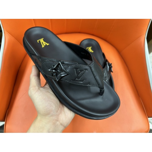 Cheap Louis Vuitton Slippers For Men #1208180 Replica Wholesale [$56.00 USD] [ITEM#1208180] on Replica Louis Vuitton Slippers