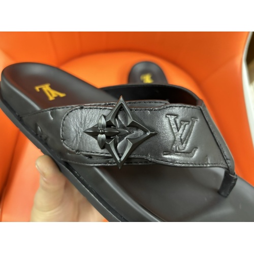 Cheap Louis Vuitton Slippers For Men #1208180 Replica Wholesale [$56.00 USD] [ITEM#1208180] on Replica Louis Vuitton Slippers